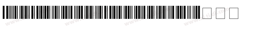 WBL Carton Barcode字体转换